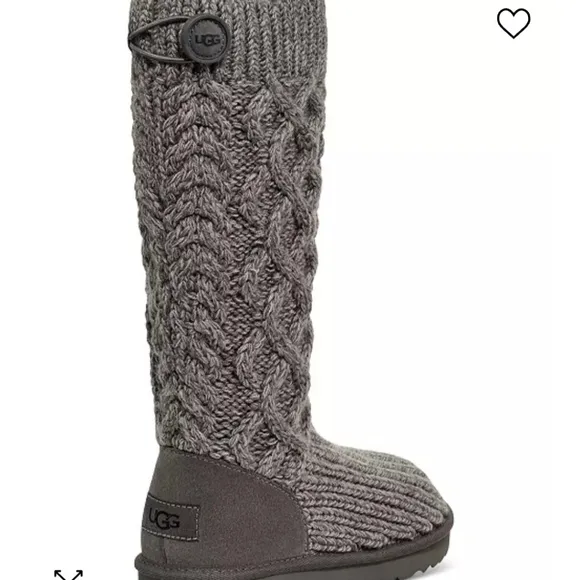 UGG Kids Classic Cardi Cable Knit Boots