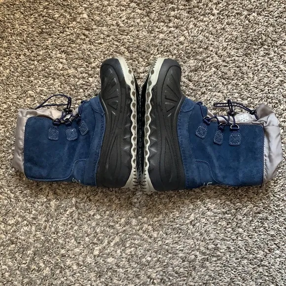 UGG Kids Ludvig Waterproof Pull-On Navy Boots
