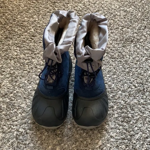 UGG Kids Ludvig Waterproof Pull-On Navy Boots