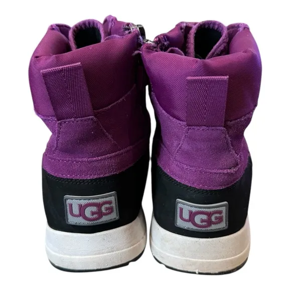 UGG Kids Turlock Waterproof Suede Snow Rain Fleece Lined Boots 5