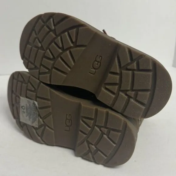 UGG Little Kid's Robley Weather Boots Brown, Size 11 M