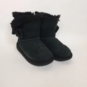 UGG® Mini Bailey Bow II Water-Resistant Cold Weather Booties Boots shoes Size 2