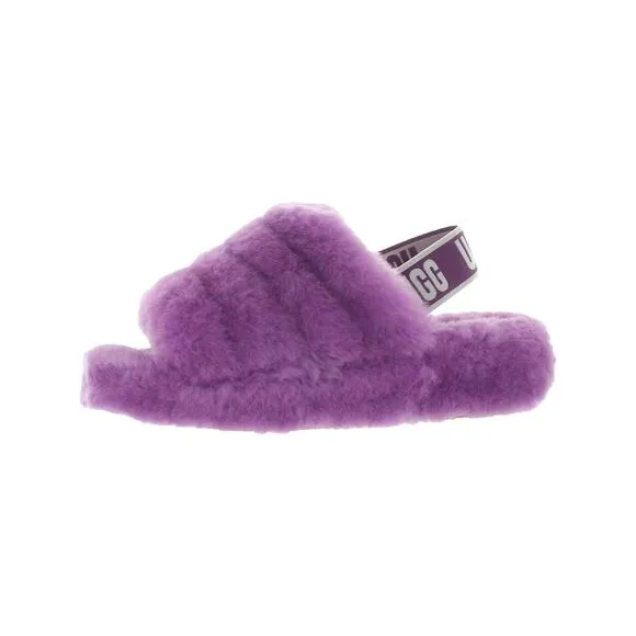 UGG NWB $100 Fluff Yeah Purple Slides Size 8