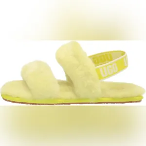 UGG Oh Yeah Slippers/Slides/House Shoes w/Slingback | Yellow | NEW!!!🍋☀️