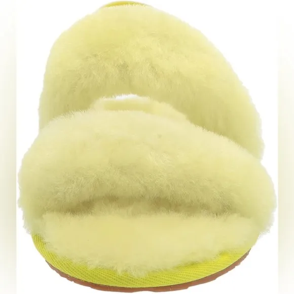 UGG Oh Yeah Slippers/Slides/House Shoes w/Slingback | Yellow | NEW!!!🍋☀️
