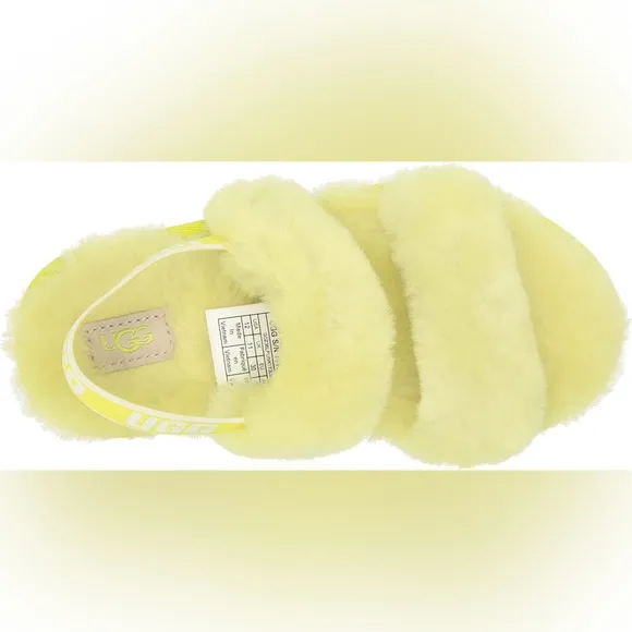 UGG Oh Yeah Slippers/Slides/House Shoes w/Slingback | Yellow | NEW!!!🍋☀️