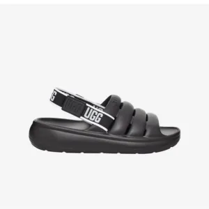 UGG Sport Yeah Rubber Black &amp; White Slides Size 14 NWT