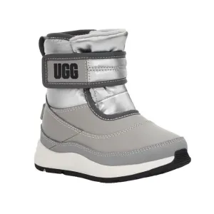 UGG Toddlers' Taney Weather Metallic Boots  Size 6  Silver Winter Snow Boots