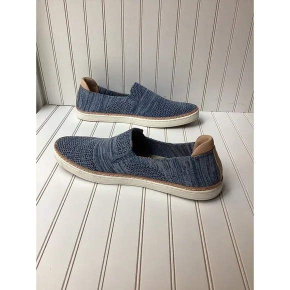 UGG Women Sammy Slip On Hyper Weave Flats Comfort Shoes Sneakers Blue 9