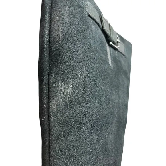 UGG Women's 7 Thomsen Tall Boots Black Mixed Leather Suede All Weather Academia
