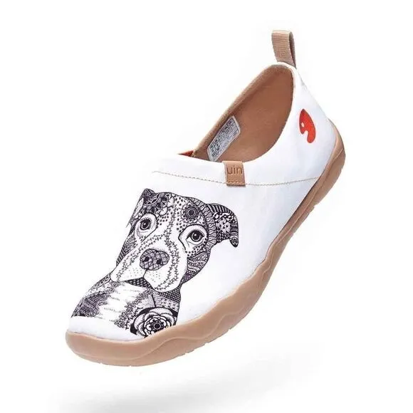 UIN Men's Walking Shoes Slip On Loafers (Pitbull Men)