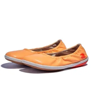 UIN Women's Ballet Flats Round Toe Casual Shoes (Mock Orange Illetes IV)