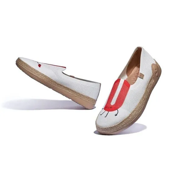 UIN Women's Espadrilles Knitted Casual Shoes Marbella II (Will You Say Yes 3)