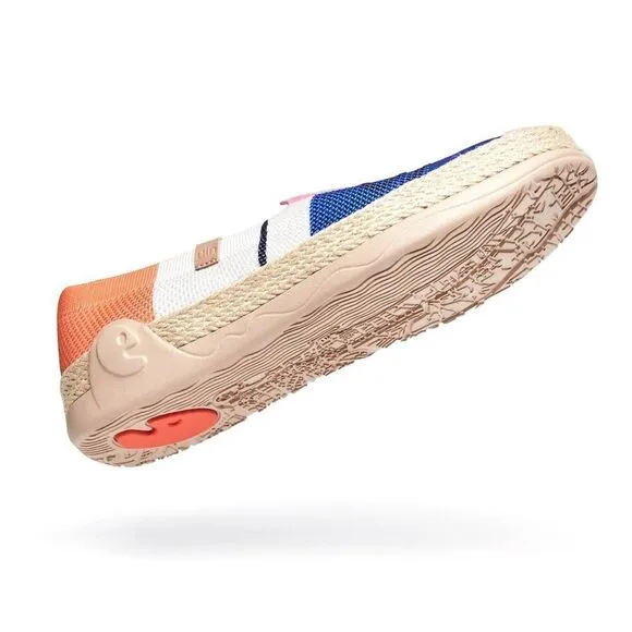 UIN Women's Espadrilles Knitted Walking Casual Shoes  (Look at Me Marbella)