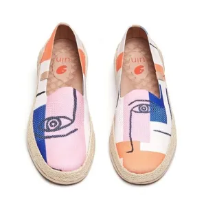 UIN Women's Espadrilles Knitted Walking Casual Shoes  (Look at Me Marbella)
