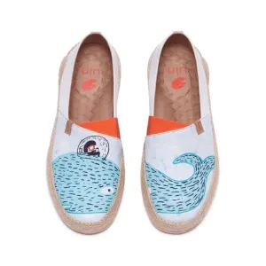 UIN Women's Espadrilles Knitted Casual Shoes (Whale Island 2 Marbella I)