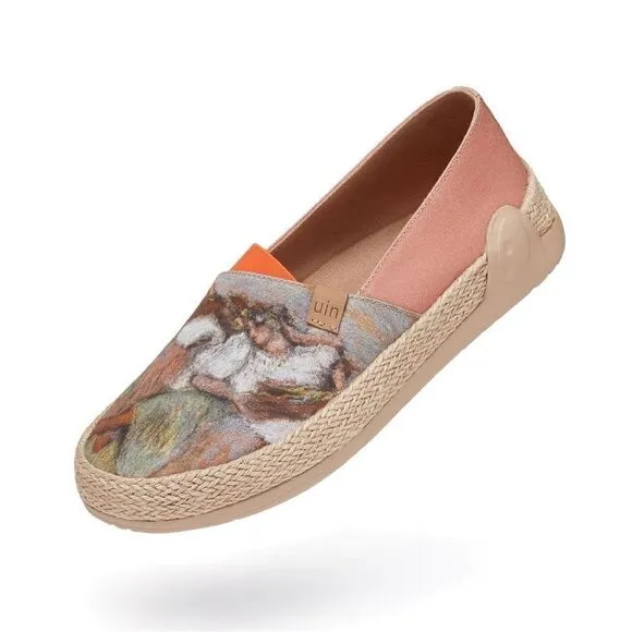 UIN Women's Espadrilles Casual Shoes (Edgar Degas Ukrainian Dancers Marbella)