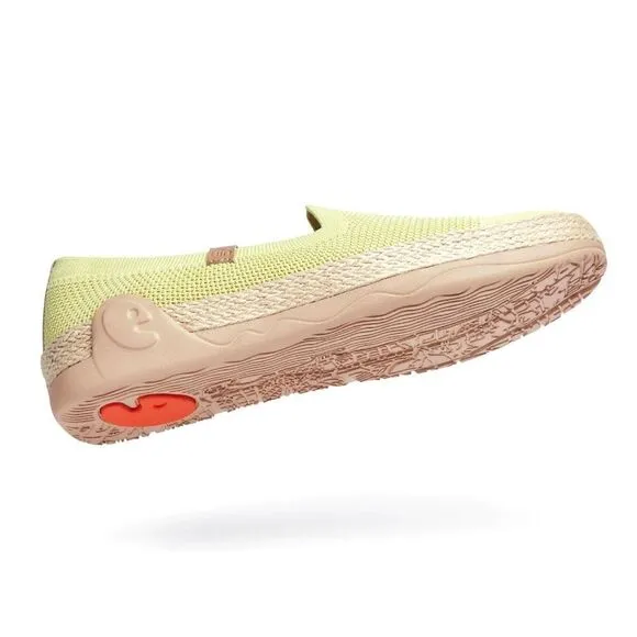 UIN Women's Espadrilles Knitted Casual Shoes Marbella II (Light Green)