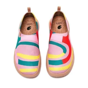 UIN Women's Walking Shoes Knitted Comfort Loafers (Toledo Passionate São Paulo)
