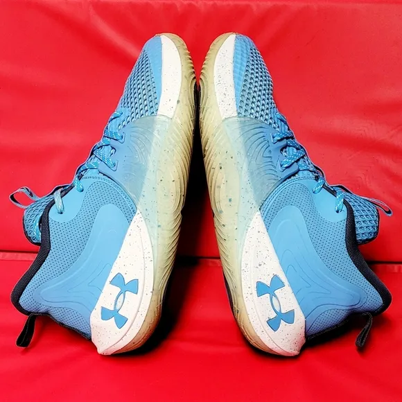Under Armour Embiid One Basketball Men's Shoes Sky Blue  #3023086-402. size 10