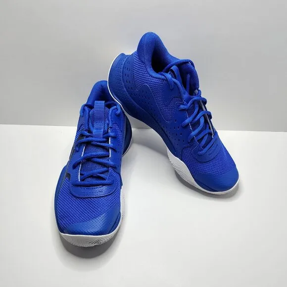Under Armour Kids' Grade School Jet '23 Basketball Sneakers Blue Youth 4.5 NEW