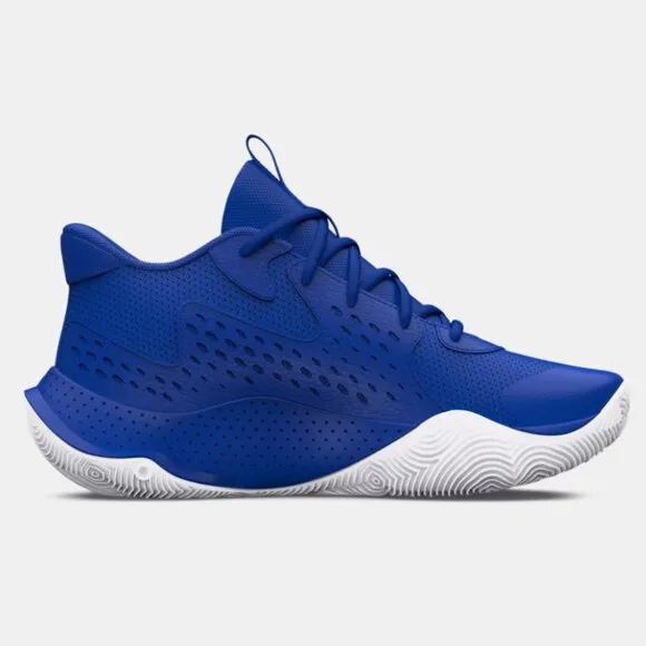 Under Armour Kids' Grade School Jet '23 Basketball Sneakers Blue Youth 4.5 NEW
