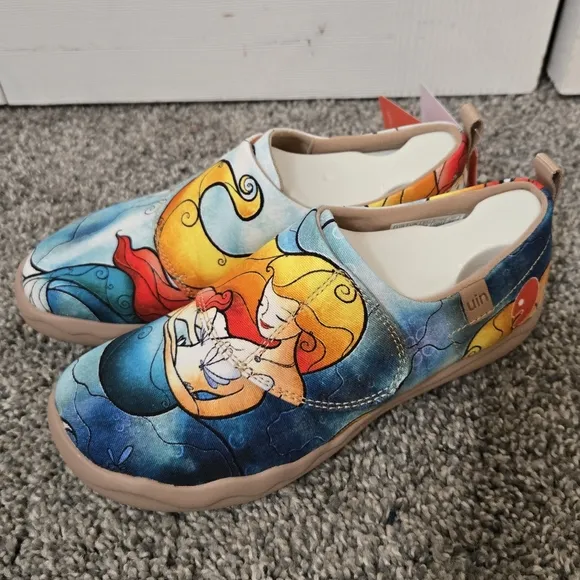 Uni Painted Colorful Fashion Sneakers For Kids, 3 Y, NWT