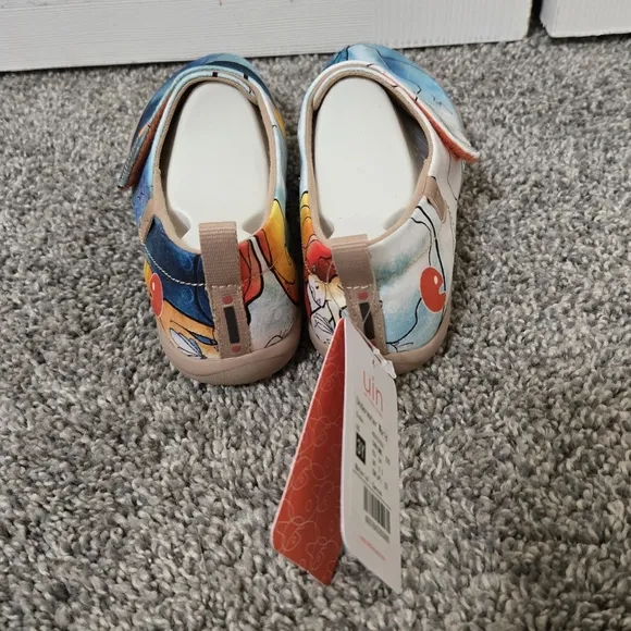 Uni Painted Colorful Fashion Sneakers For Kids, 3 Y, NWT