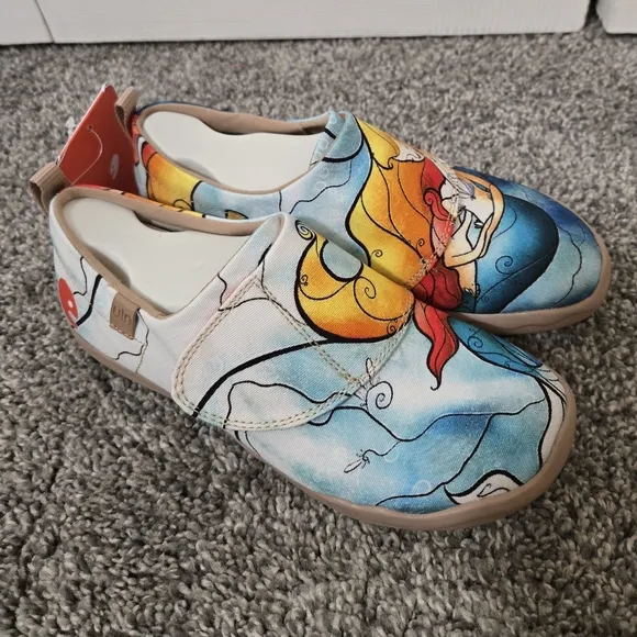 Uni Painted Colorful Fashion Sneakers For Kids, 3 Y, NWT