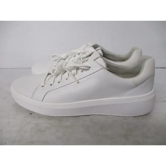 USED Cole Haan Men S Grandpro Topspin Sneakers,Optic White-Size 10.5
