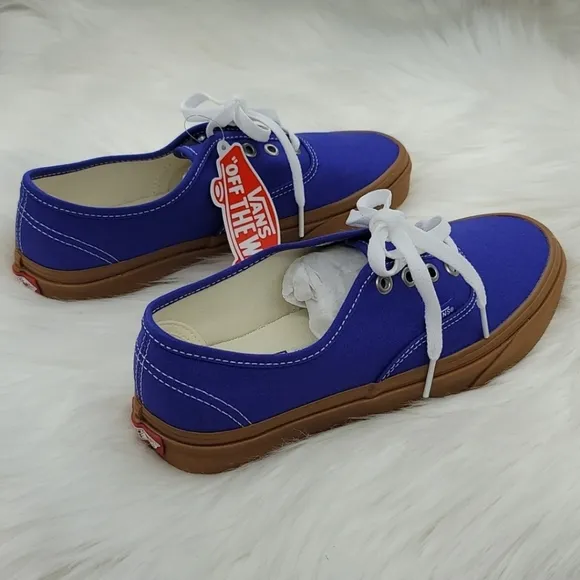 Vans Authentic Low Top Canvas Sneakers Spectrum Blue
