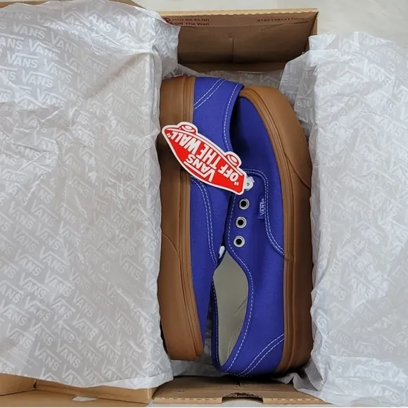 Vans Authentic Low Top Canvas Sneakers Spectrum Blue