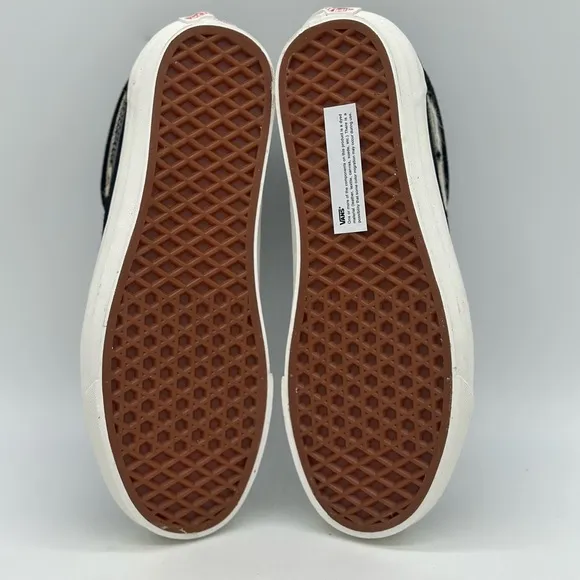 Vans Black and White Classic Skate Sneakers