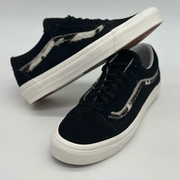 Vans Black and White Classic Skate Sneakers