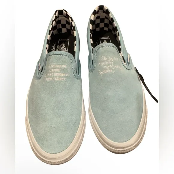 Vans Blue Ray Barbee Edition OG Classic Slip-On LX Sneakers