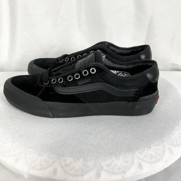 Vans Chima Ferguson Pro 2 Skateboarding Sneakers Sz 7 NWT Black Canvas &amp; Suede