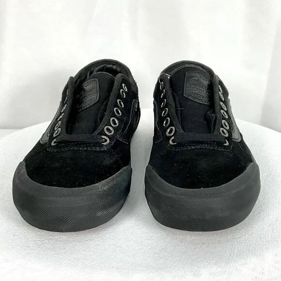 Vans Chima Ferguson Pro 2 Skateboarding Sneakers Sz 7 NWT Black Canvas &amp; Suede