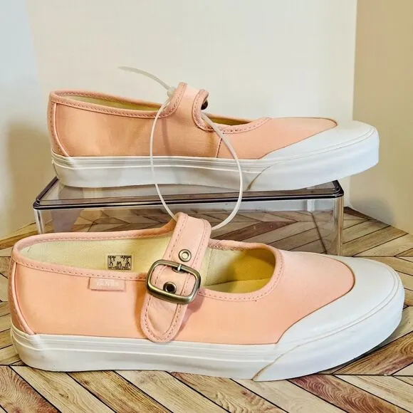 VANS Mary Jane Women's 7 Shoes Ballet Chintz Rose Pink Satin White VN000CRRCHN