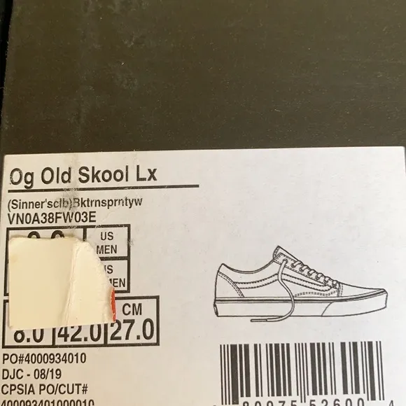 VANS Og Old Skool Lx Sinner’sclb Bktrnsprntyw WMNS