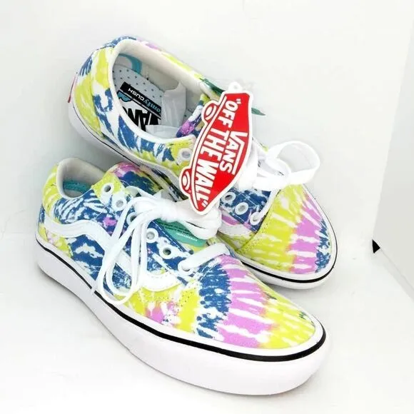 VANS Old Skool Women's NEW w/Tags Comfycush Tie-Dyed Fashion Sneakers- sz. 5 1/2