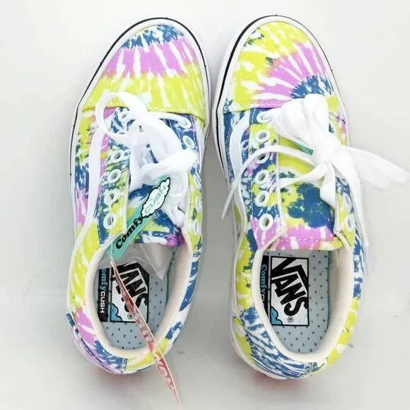 VANS Old Skool Women's NEW w/Tags Comfycush Tie-Dyed Fashion Sneakers- sz. 5 1/2