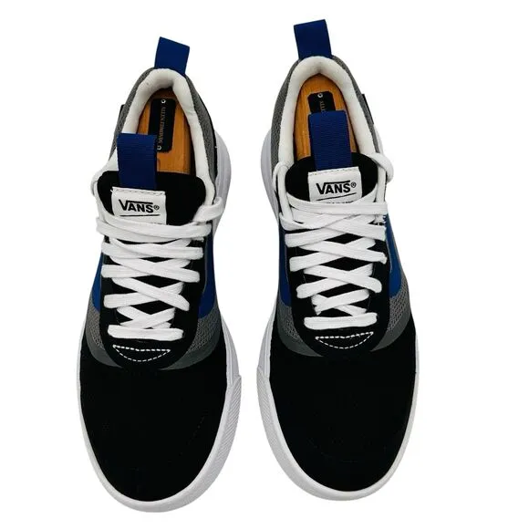 VANS UltraRange EXO Sneakers Cushioned 500264 Mens Size 7.5 Black Gray Blue NWOT