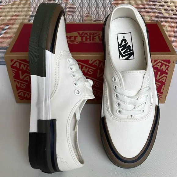 Vans WMNS Authentic RearrangeUtility Block Blanc De BIackVN000CSAJVYSneakers