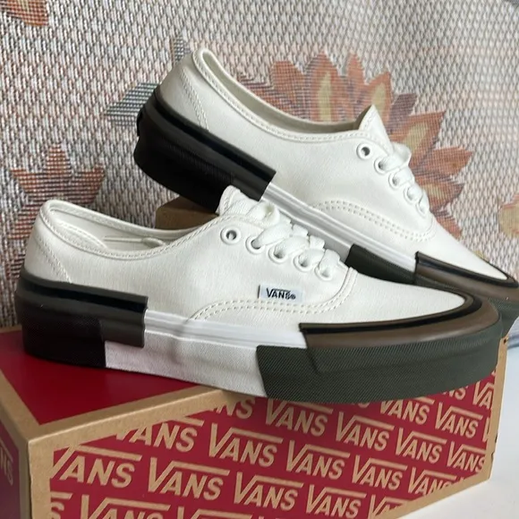 Vans WMNS Authentic RearrangeUtility Block Blanc De BIackVN000CSAJVYSneakers