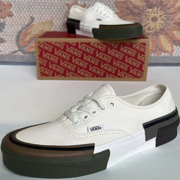 Vans WMNS Authentic RearrangeUtility Block Blanc De BIackVN000CSAJVYSneakers