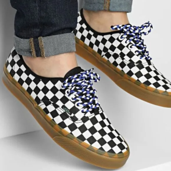 VANS checkerboard lace up shoes sneakers women’s 8.5 new
