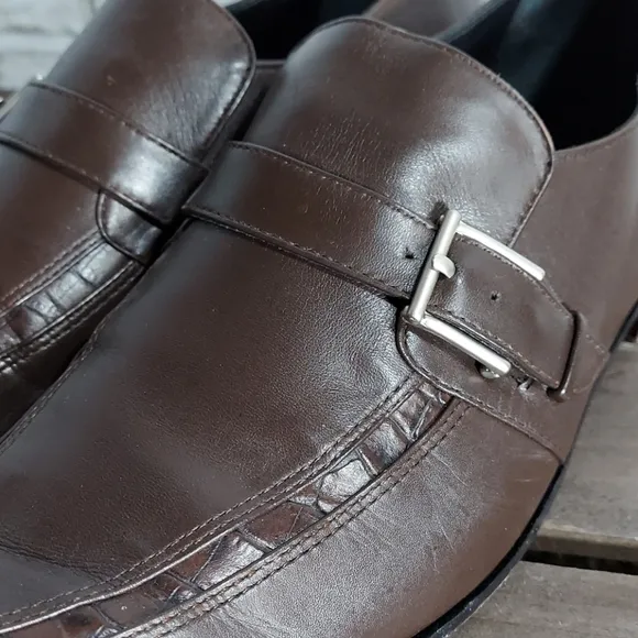 Vero Cuoio Studio Empoli croc embossed loafers