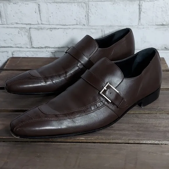 Vero Cuoio Studio Empoli croc embossed loafers