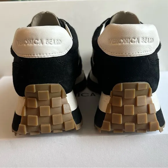 Veronica Beard Valentina Sneaker - Black/White - women’s size 8M - NIB