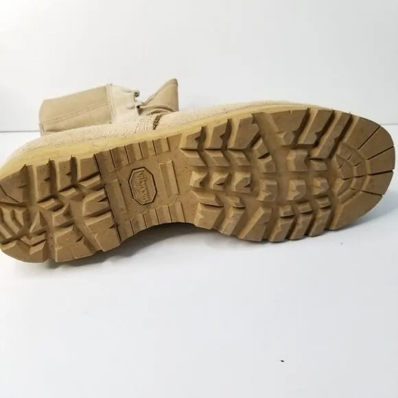 Vibram Combat Boots Men's 11R Tan Military Style Army Hot Weather Desert